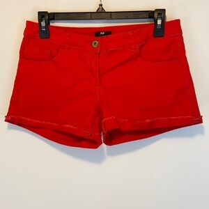 H & M Red Shorts Size 6